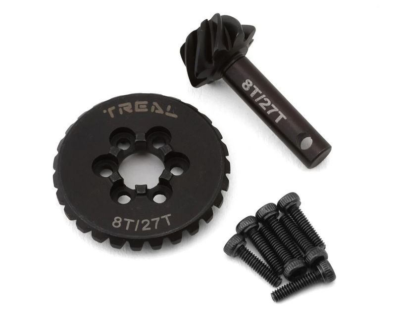 Treal Hobby Axial Capra/SCX10 III Overdrive Ring &amp; Pinion (8T/27T)