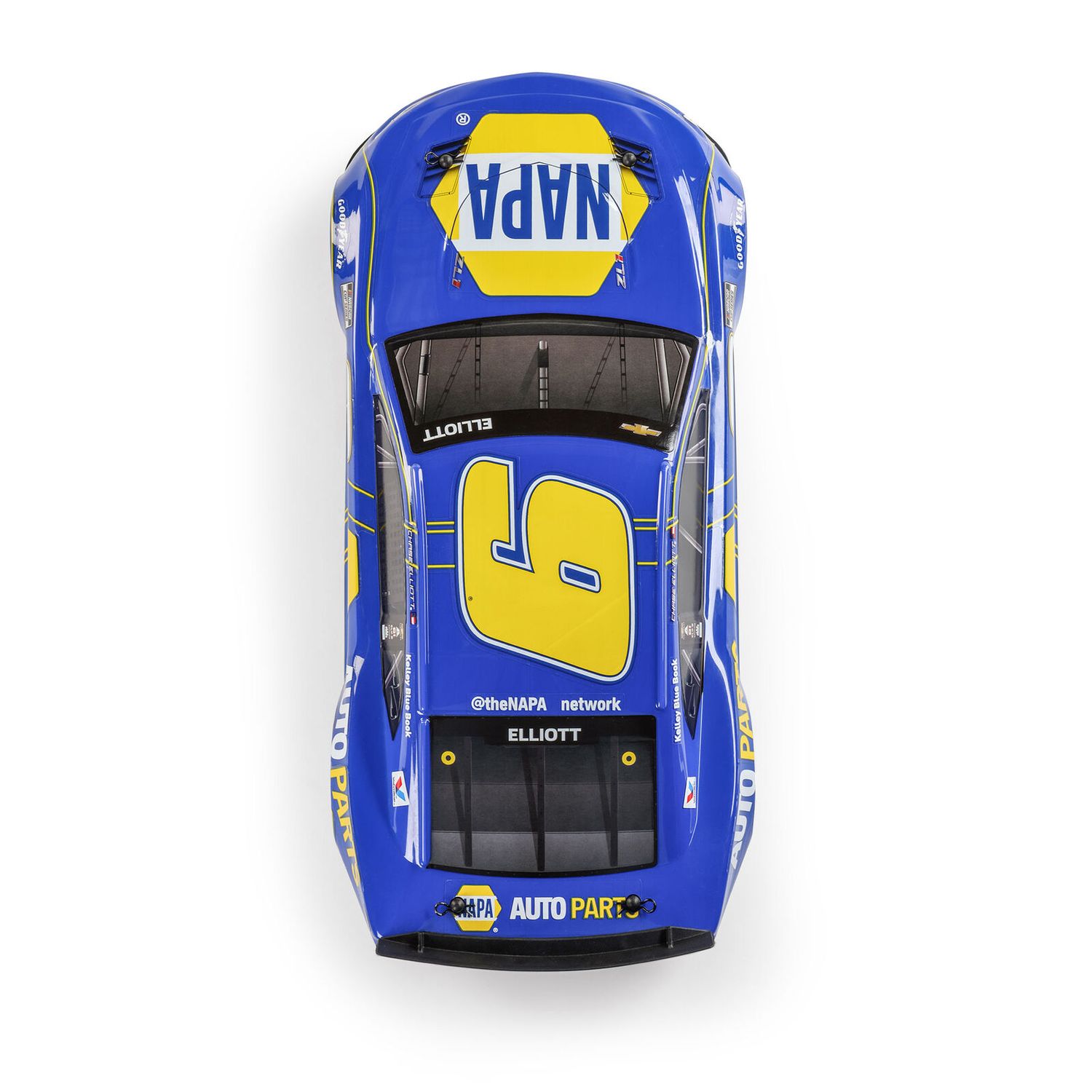 1/12 NASCAR RC Racecar Chase Elliott No. 9 2025 NAPA Chevrolet Camaro ZL1 2S AWD Brushed On-Road (Battery &amp; Charger Included), Blue