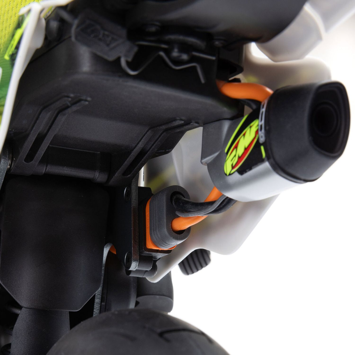 Promoto-SM 1/4 Super Moto Motorcycle, FXR, White: RTR Basic