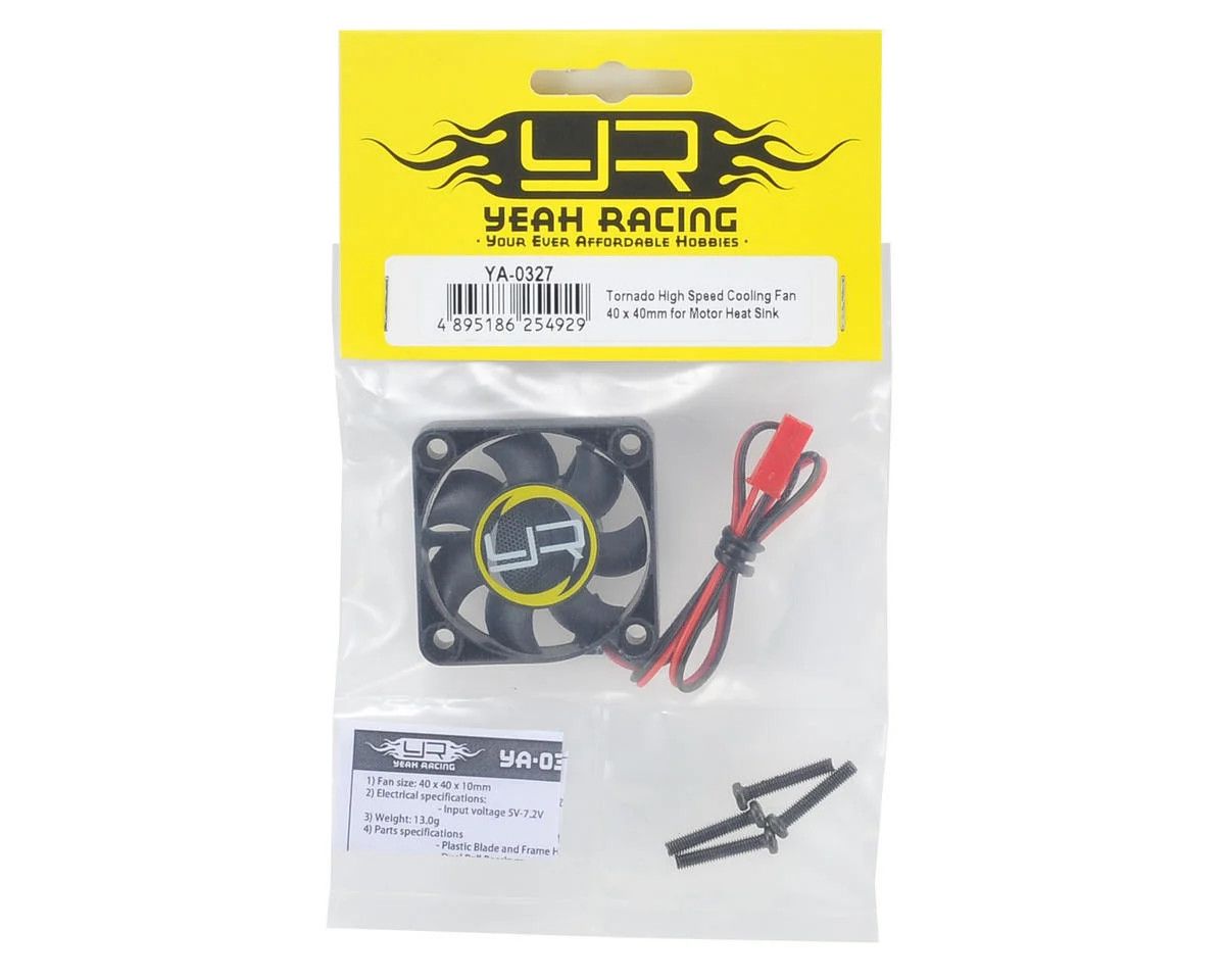 Yeah Racing 40x40x10mm Tornado High Speed Cooling Fan