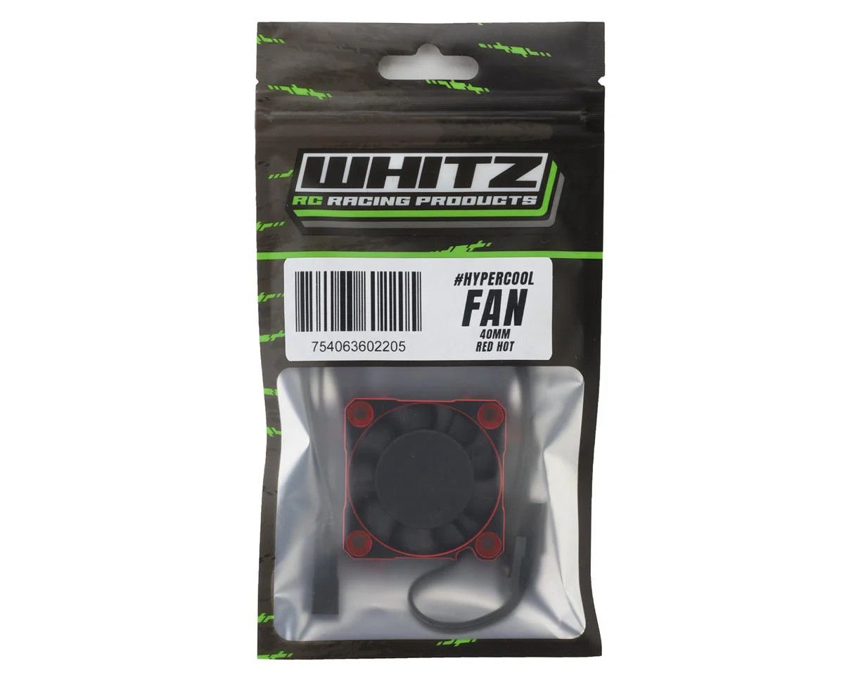 Whitz Racing Products 40mm HyperCool Aluminum Motor Cooling Fan (Red)