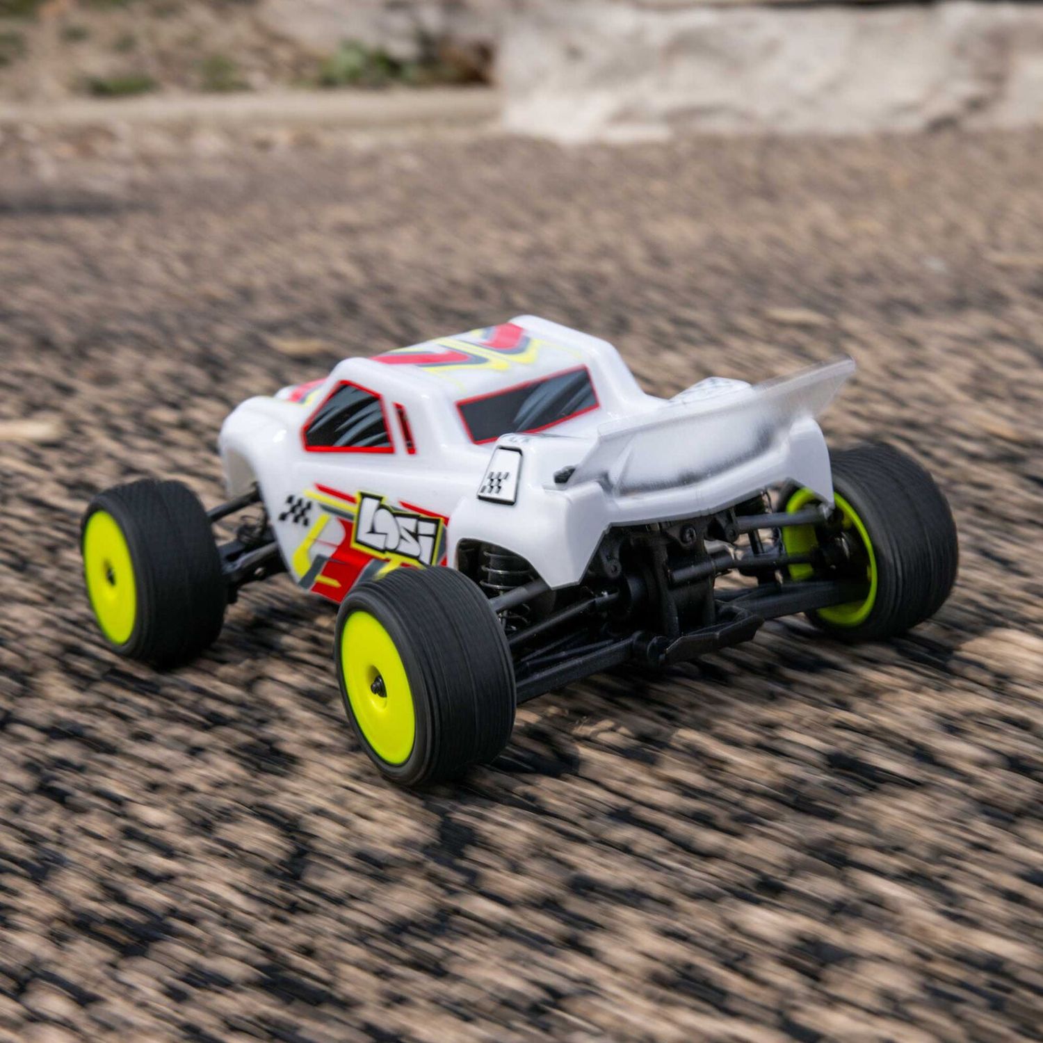 1/28 Micro-T 2S 2WD RTR Stadium Truck (Battery &amp; Charger Included), White
