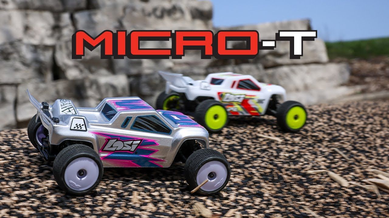1/28 Micro-T 2S 2WD RTR Stadium Truck (Battery &amp; Charger Included), Silver