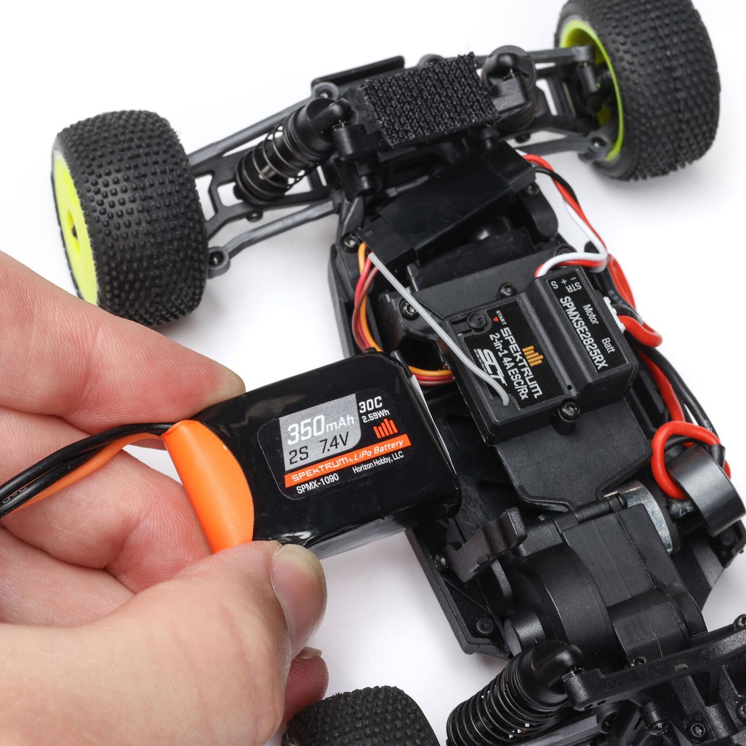 1/28 Micro-T 2S 2WD RTR Stadium Truck (Battery &amp; Charger Included), Silver