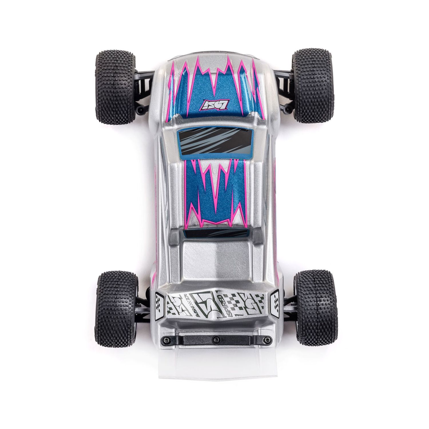 1/28 Micro-T 2S 2WD RTR Stadium Truck (Battery &amp; Charger Included), Silver