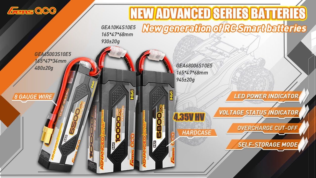 11.4V 5300mAh 3S 100C LiHV battery EC5