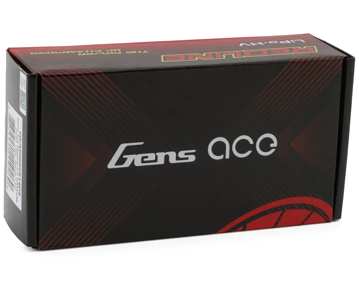 7.6V 6000mAh 2S 140C LiHV Shorty 5.0mm bullet Redline 2.0