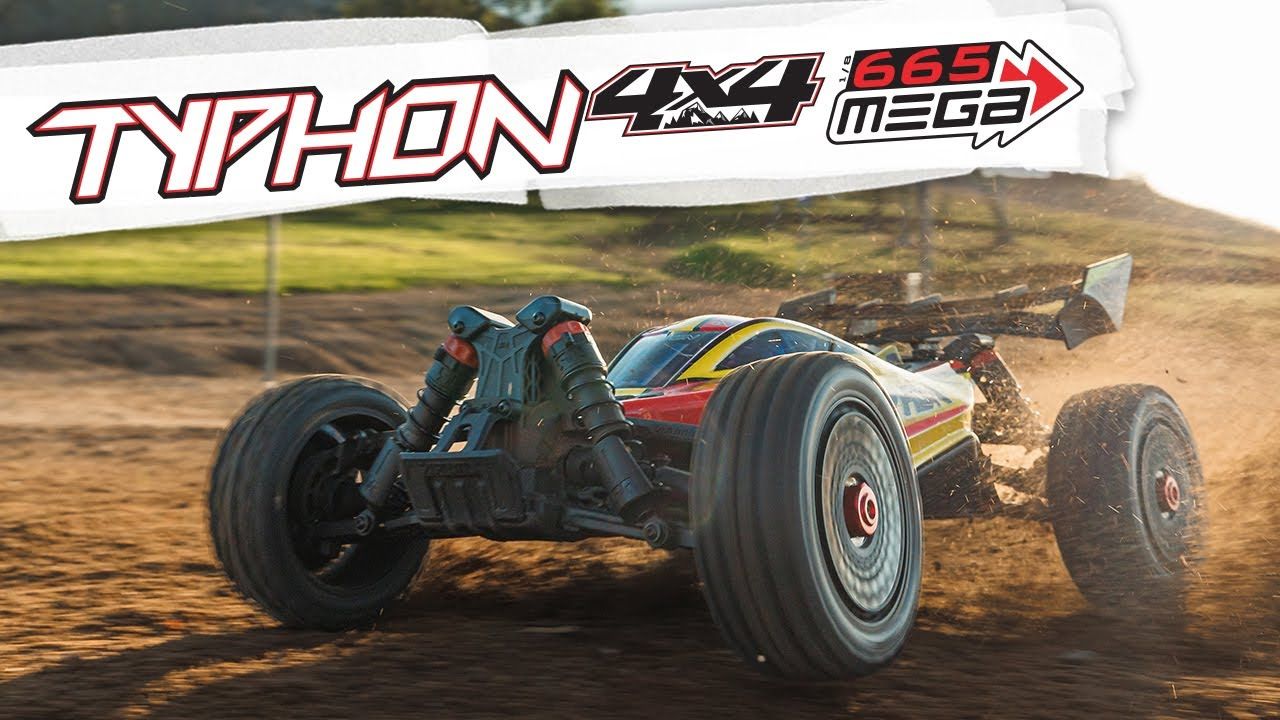 1/8 TYPHON 4X4 RTR Brushed Buggy, Red