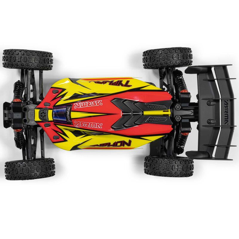 1/8 TYPHON 4X4 RTR Brushed Buggy, Yellow