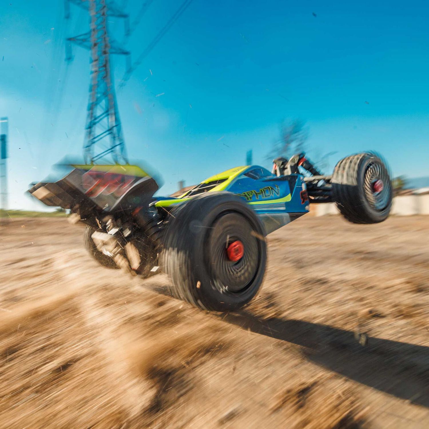1/8 TYPHON 4X4 RTR Brushed Buggy, Blue