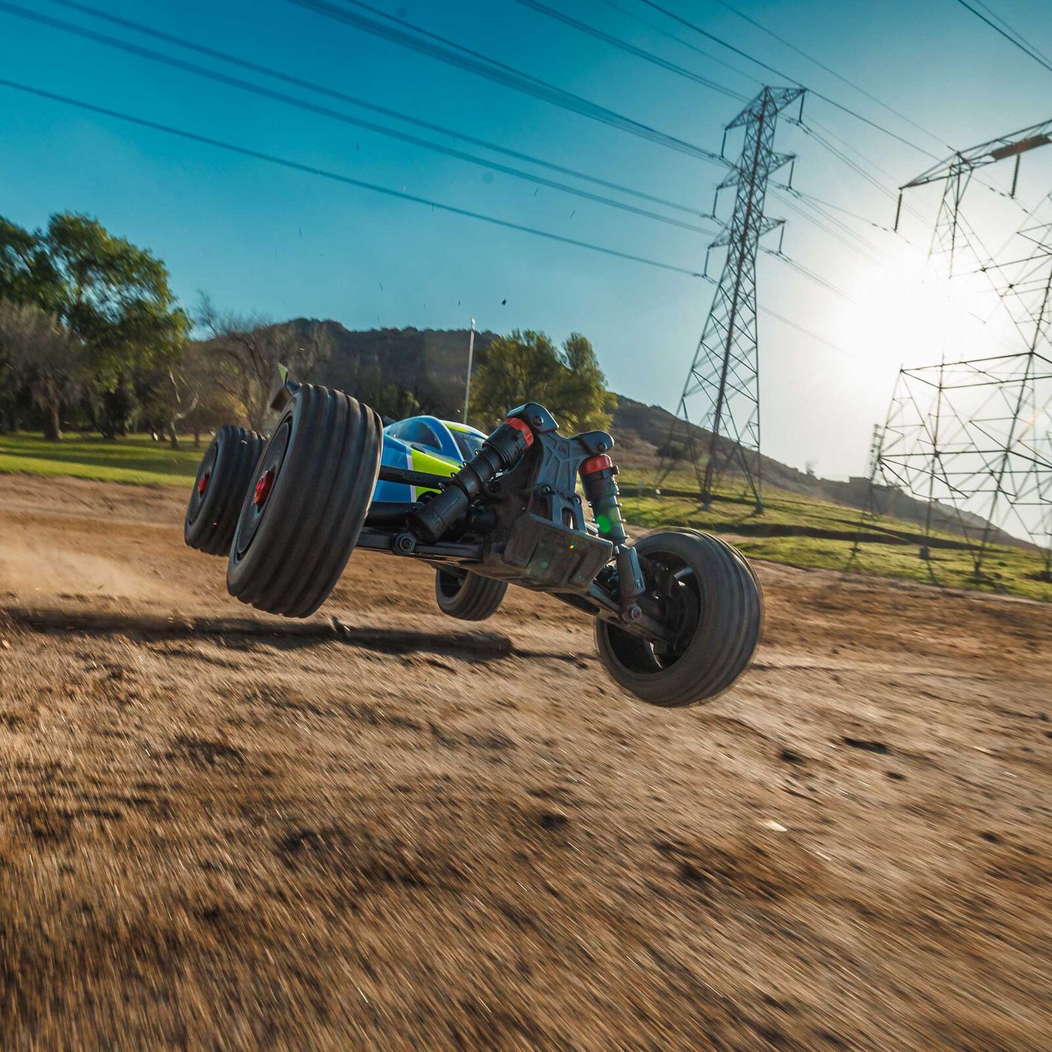 1/8 TYPHON 4X4 RTR Brushed Buggy, Blue