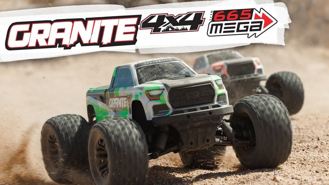 1/10 GRANITE 4X4 RTR Brushed Monster Truck, Blue