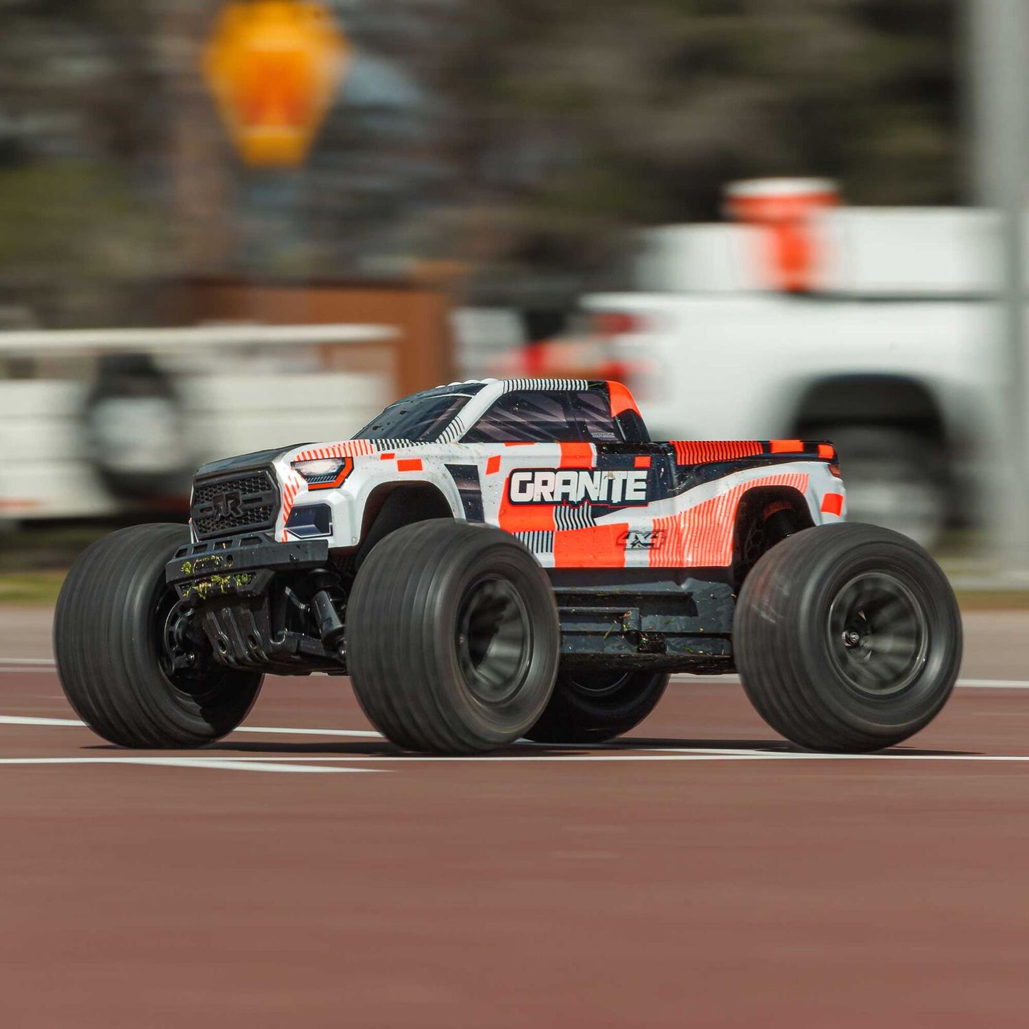 1/10 GRANITE 4X4 RTR Brushed Monster Truck, Orange