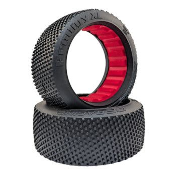 Prodigy XL 1/8 Buggy Tires / D30 Compound / With Inserts