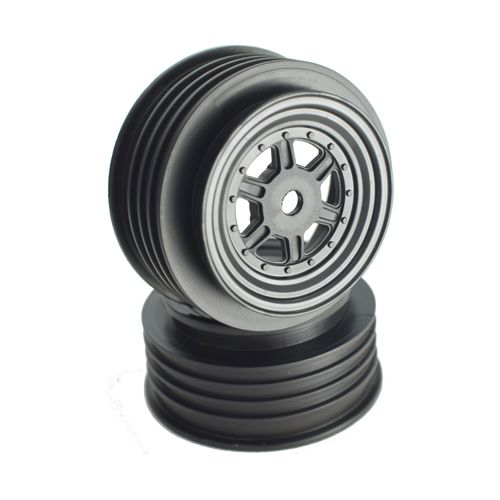 Gambler Front Wheels with 12mm Hex / TLR Offset / BLACK