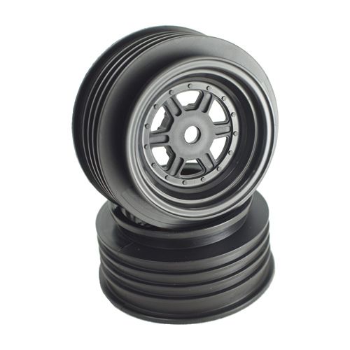 Gambler Front Wheels with 12mm Hex / AE Offset / BLACK