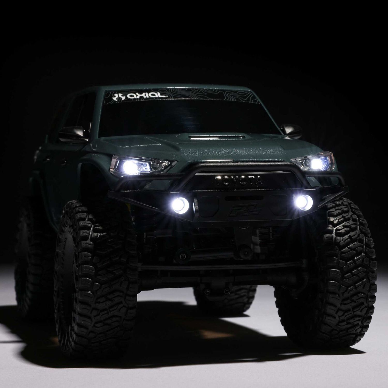 1/24 SCX24 Toyota 4Runner 4X4 RTR Brushed Rock Crawler (Battery &amp; Charger Included), Gray