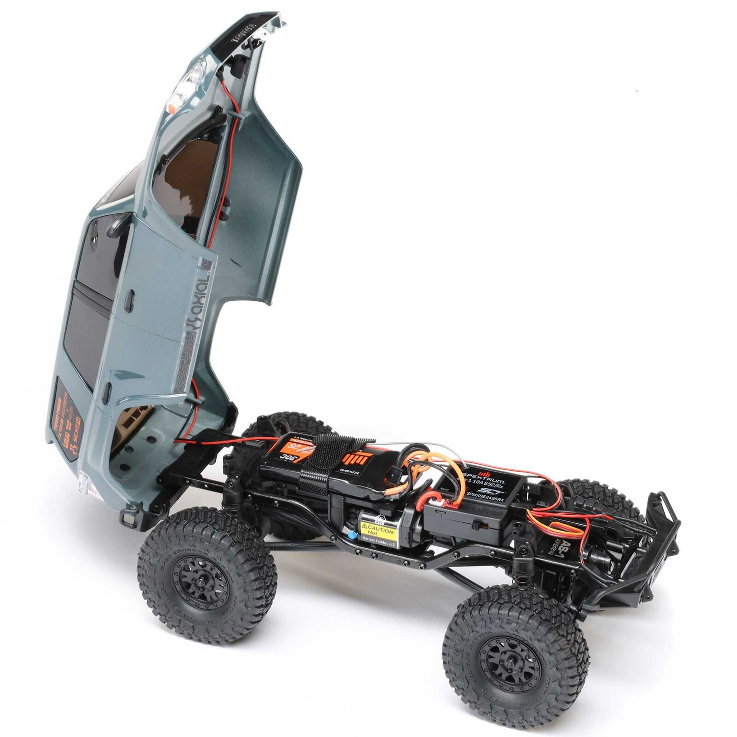 1/24 SCX24 Toyota 4Runner 4X4 RTR Brushed Rock Crawler (Battery &amp; Charger Included), Gray