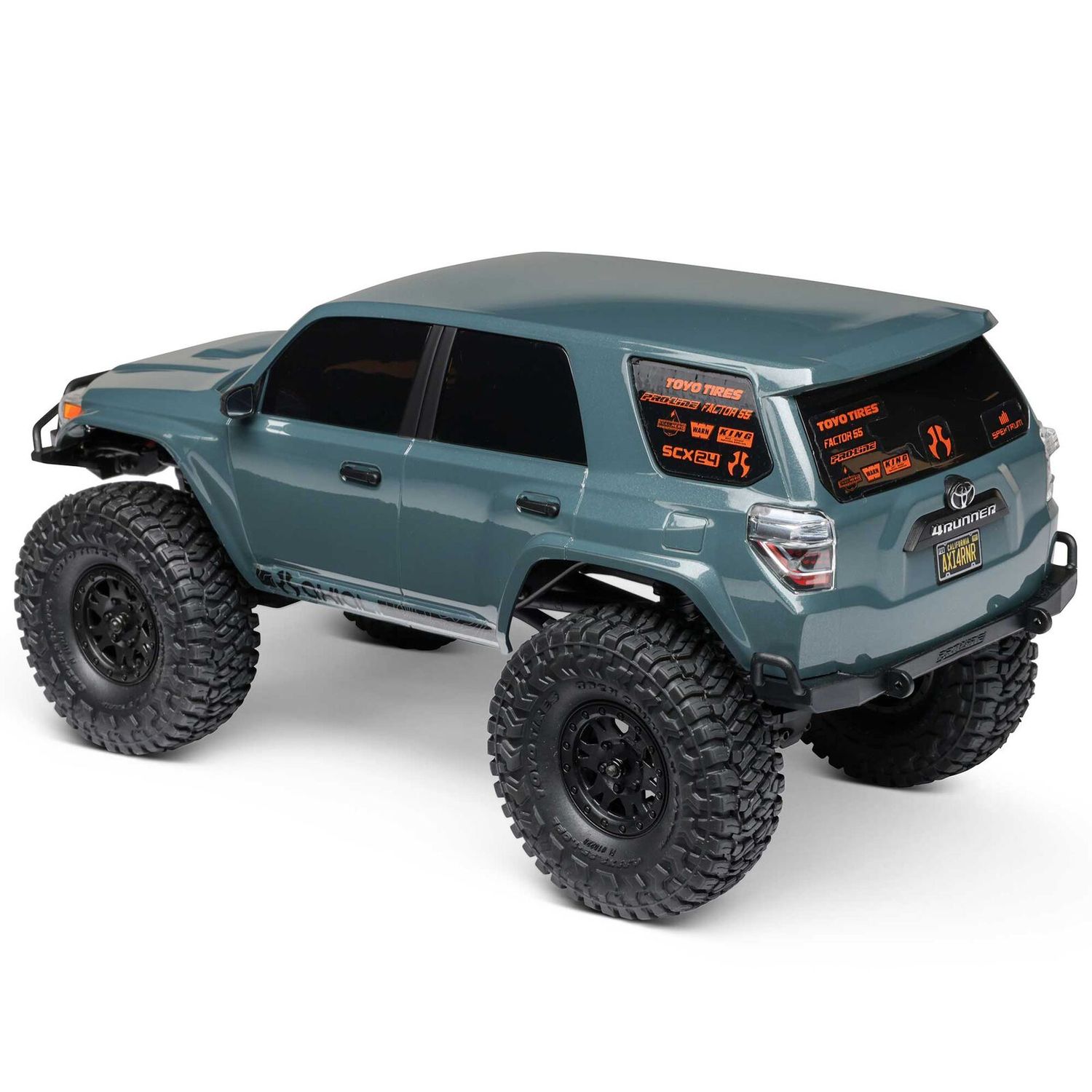 1/24 SCX24 Toyota 4Runner 4X4 RTR Brushed Rock Crawler (Battery &amp; Charger Included), Gray
