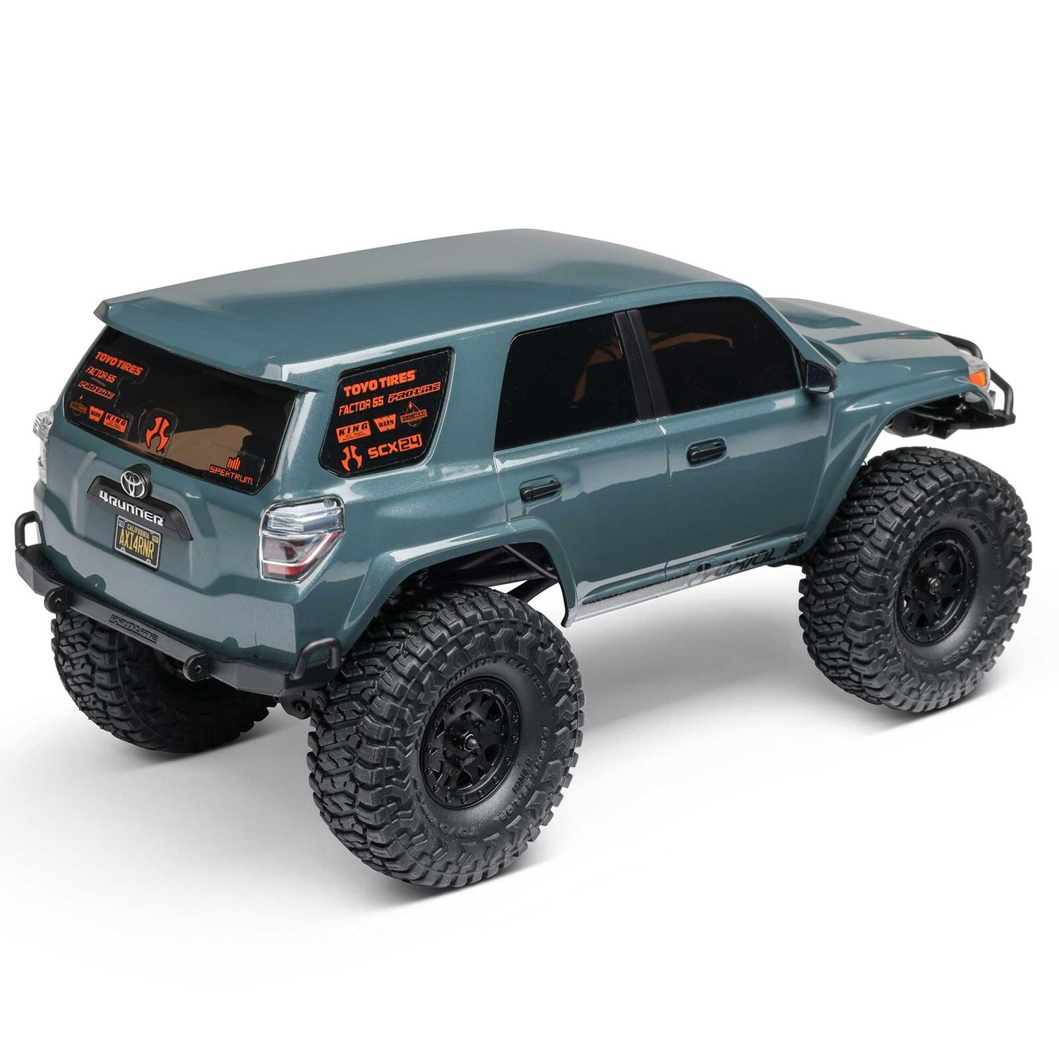 1/24 SCX24 Toyota 4Runner 4X4 RTR Brushed Rock Crawler (Battery &amp; Charger Included), Gray