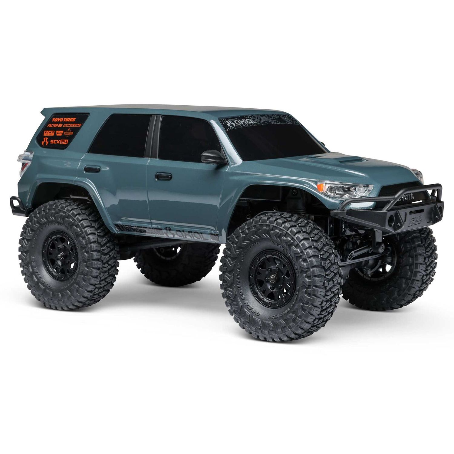 1/24 SCX24 Toyota 4Runner 4X4 RTR Brushed Rock Crawler (Battery &amp; Charger Included), Gray