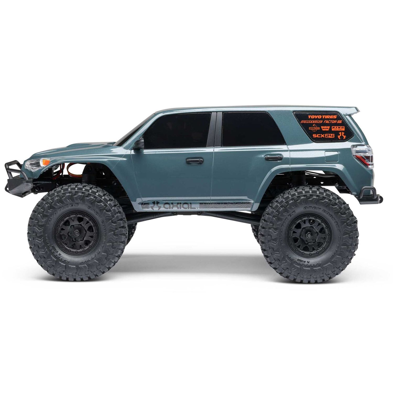 1/24 SCX24 Toyota 4Runner 4X4 RTR Brushed Rock Crawler (Battery &amp; Charger Included), Gray