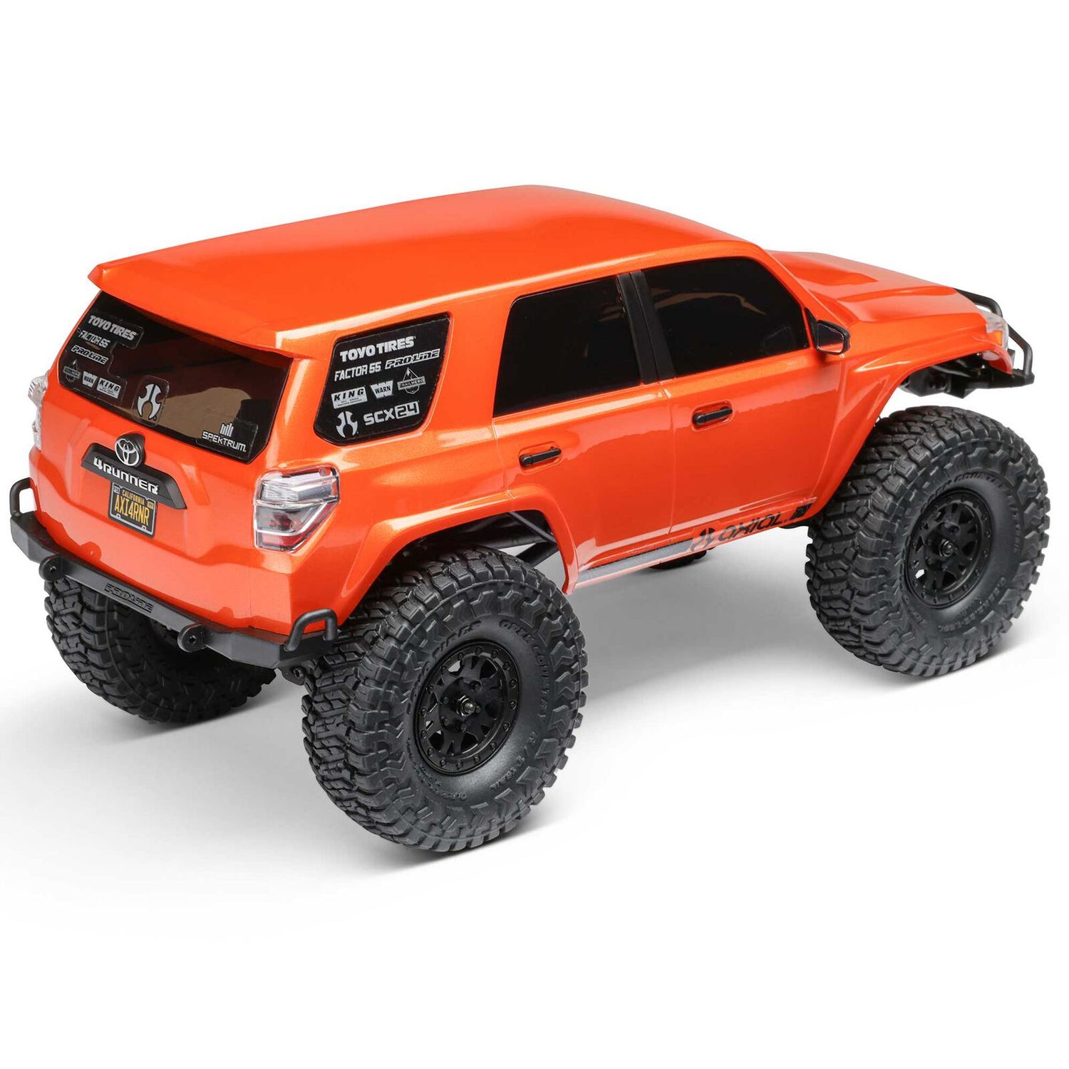 1/24 SCX24 Toyota 4Runner 4X4 RTR Brushed Rock Crawler (Battery &amp; Charger Included), Orange