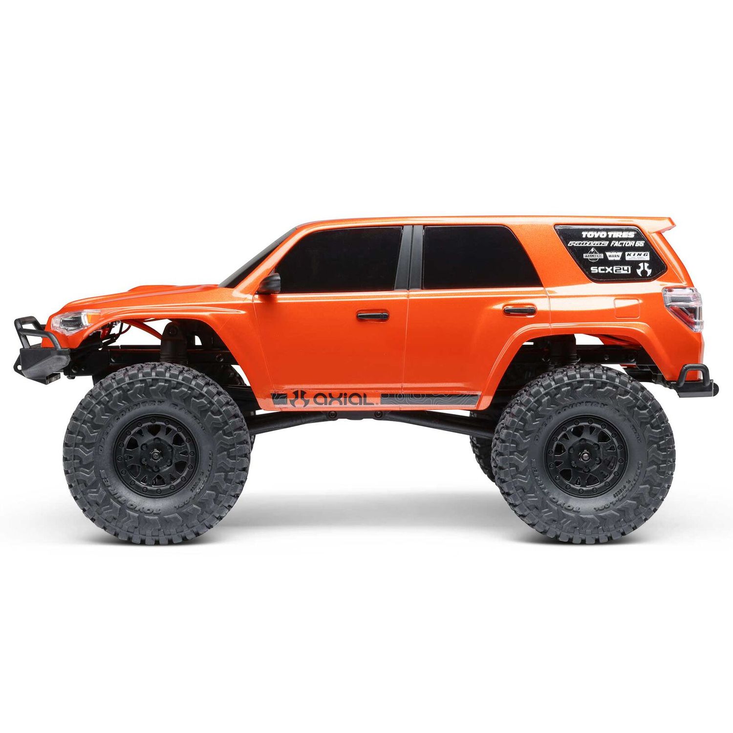1/24 SCX24 Toyota 4Runner 4X4 RTR Brushed Rock Crawler (Battery &amp; Charger Included), Orange