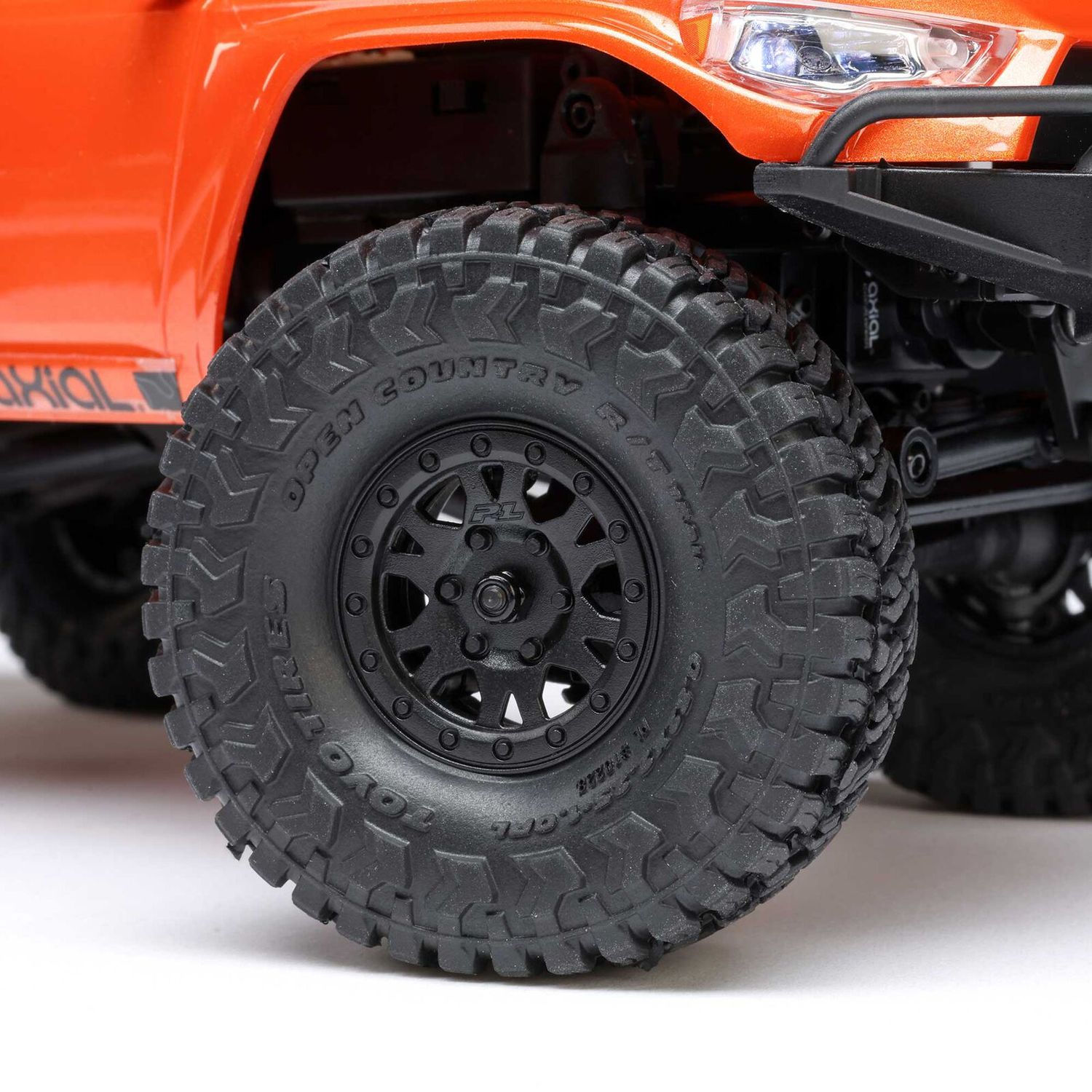 1/24 SCX24 Toyota 4Runner 4X4 RTR Brushed Rock Crawler (Battery &amp; Charger Included), Orange
