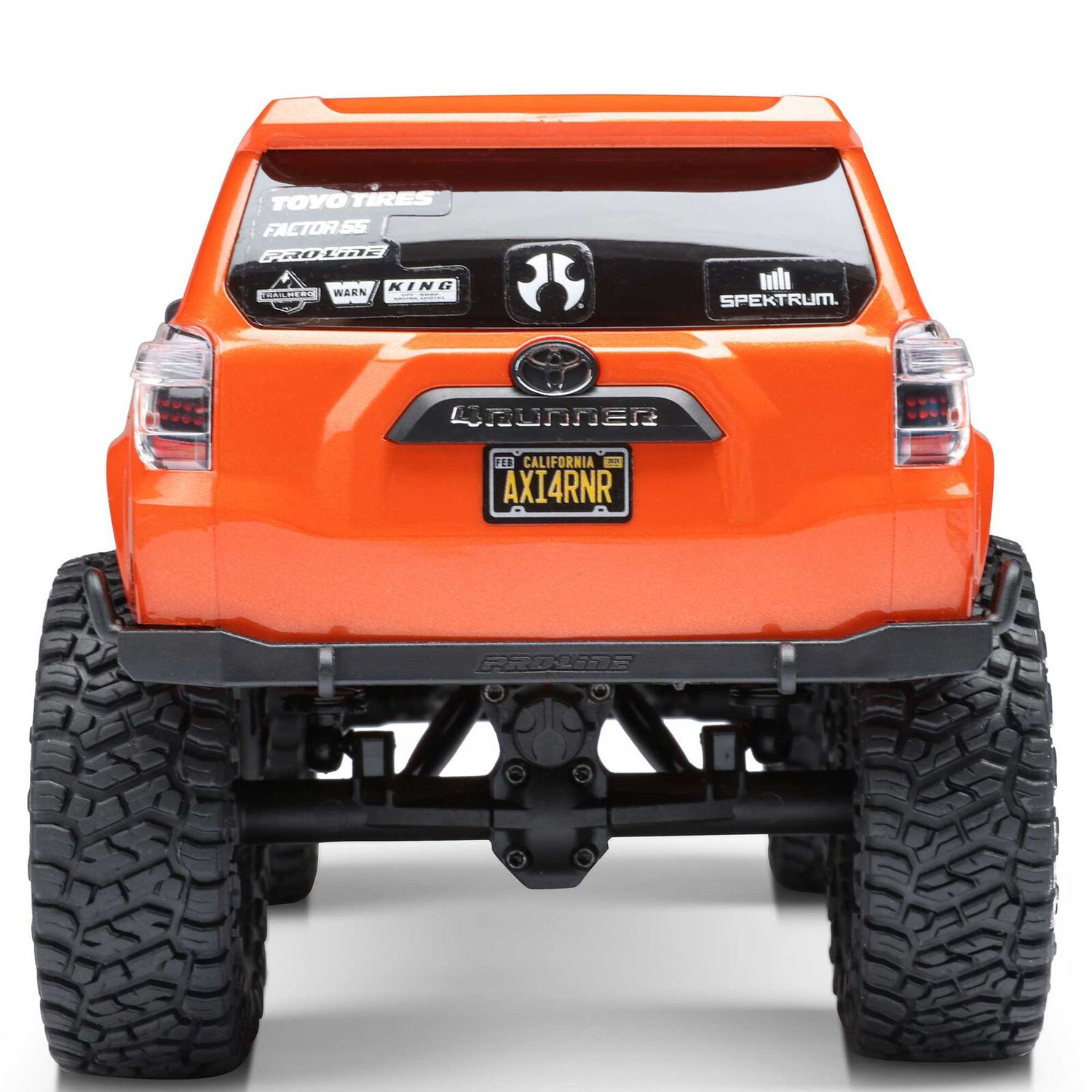 1/24 SCX24 Toyota 4Runner 4X4 RTR Brushed Rock Crawler (Battery &amp; Charger Included), Orange