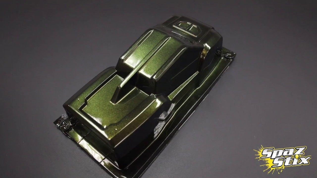 COLOR CHANGING PAINT GOLD TO GREEN