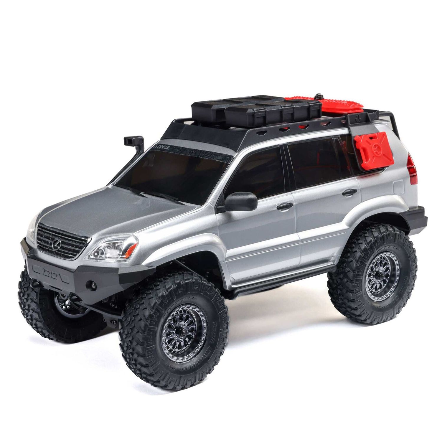 1/24 SCX24 Lexus GX 470 4X4 RTR Brushed Rock Crawler (Battery &amp; Charger Included), Silver