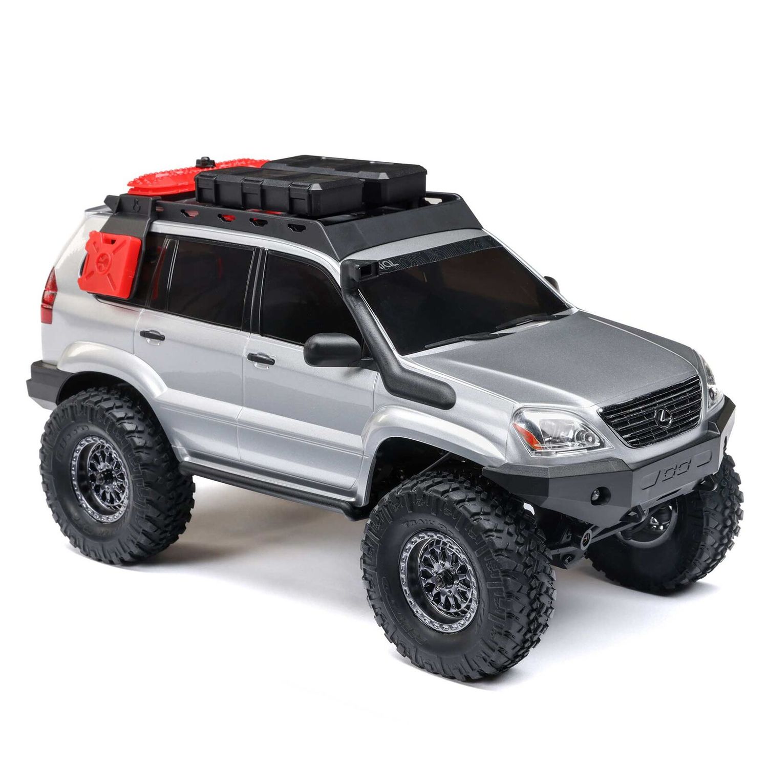 1/24 SCX24 Lexus GX 470 4X4 RTR Brushed Rock Crawler (Battery &amp; Charger Included), Silver