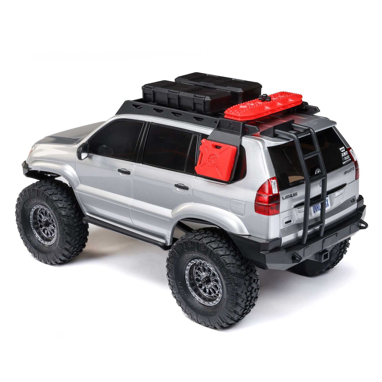1/24 SCX24 Lexus GX 470 4X4 RTR Brushed Rock Crawler (Battery &amp; Charger Included), Silver