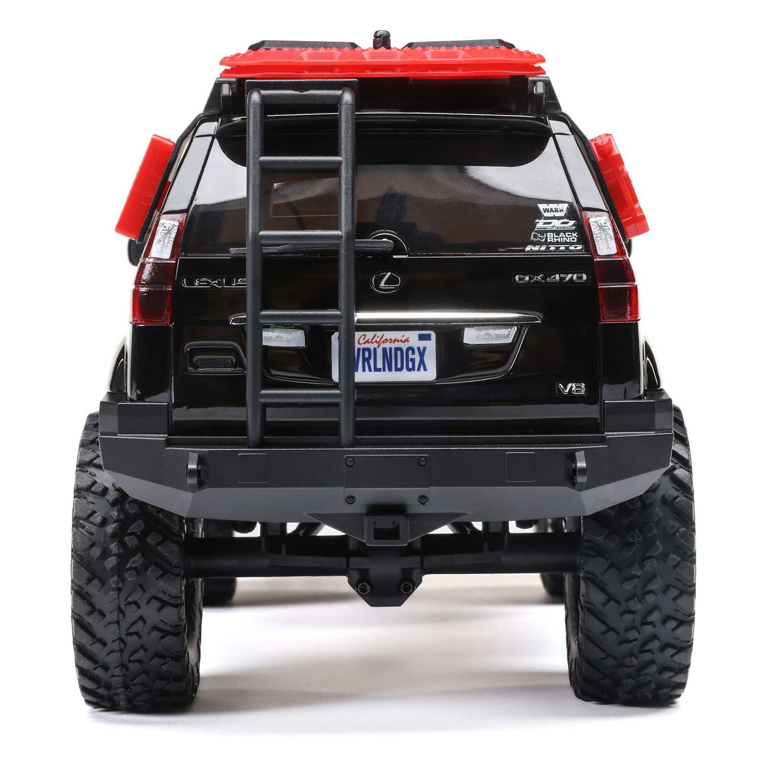 1/24 SCX24 Lexus GX 470 4X4 RTR Brushed Rock Crawler (Battery &amp; Charger Included), Black