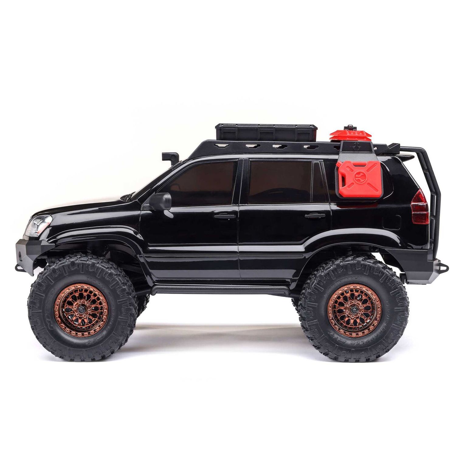1/24 SCX24 Lexus GX 470 4X4 RTR Brushed Rock Crawler (Battery &amp; Charger Included), Black