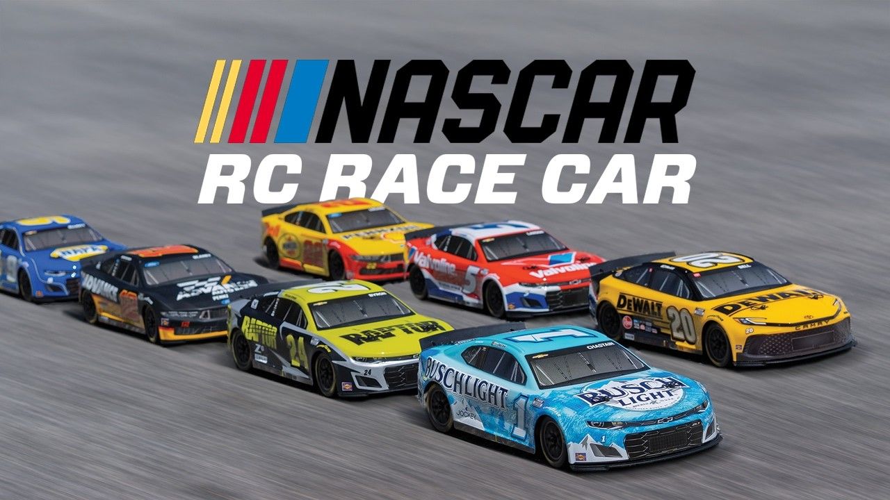 1/12 NASCAR RC Racecar Kyle Larson No. 5 2025 Valvoline Chevrolet Camaro ZL1 2S AWD RTR Brushed On-Road (Battery &amp; Charger Included), Red