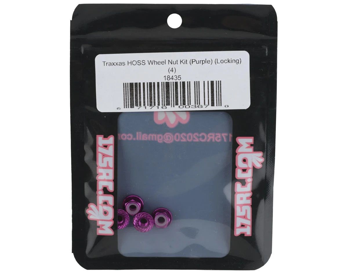 175RC 4mm Locking Wheel Nuts  (Purple) (4)