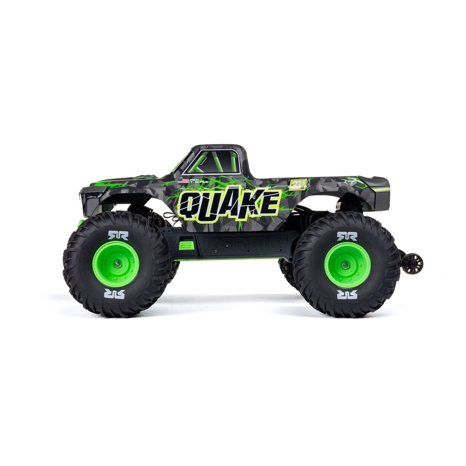 1/10 QUAKE 223S 2WD RTR Brushless Monster Truck, Green