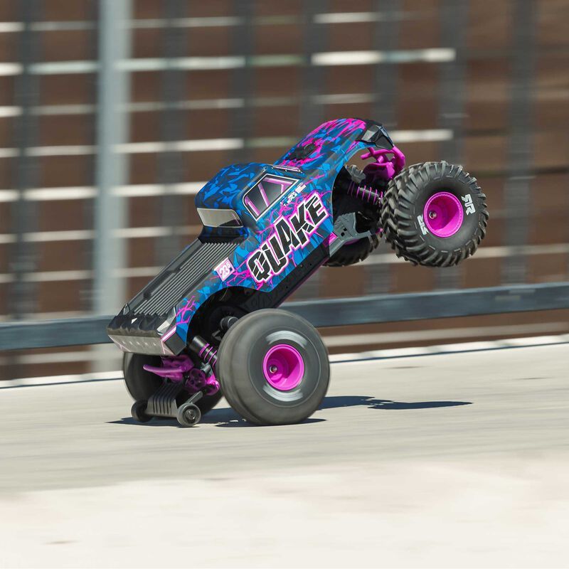 1/10 QUAKE 223S 2WD RTR Brushless Monster Truck, Purple