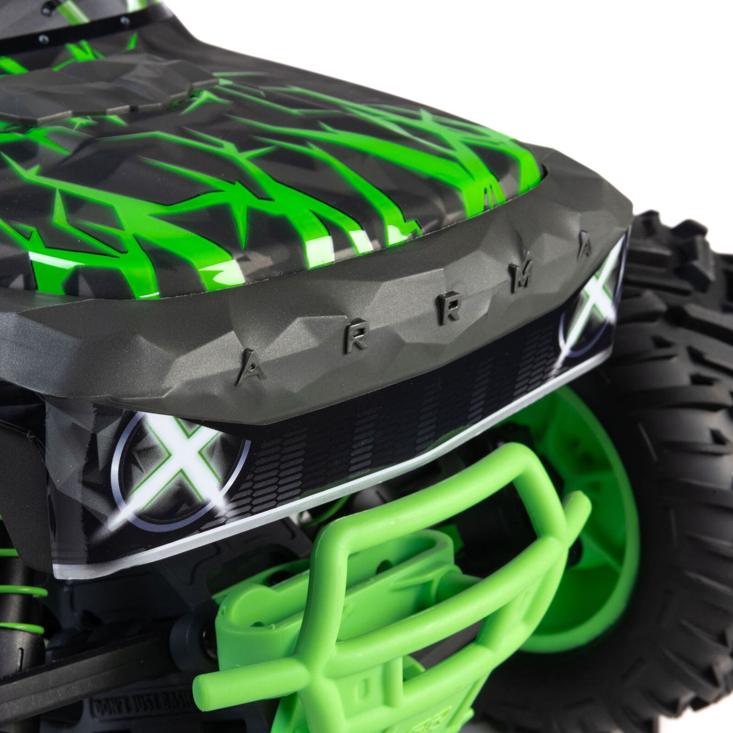 1/10 QUAKE 223S 2WD RTR Brushless Monster Truck, Green