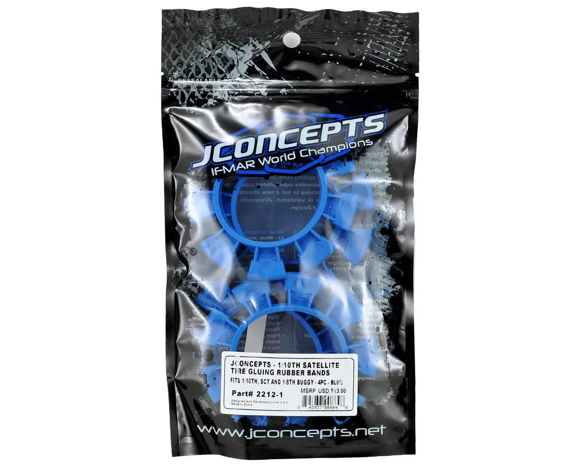 Satellite Tire Gluing Rubber Bands, Blue