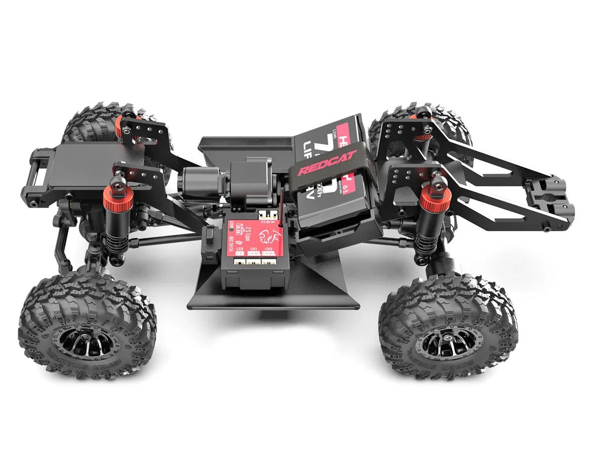Redcat Ascent-18 International Scout II 1/18 4WD RTR Brushless Rock Crawler (Gold) w/2.4GHz Radio, Battery &amp; Charger