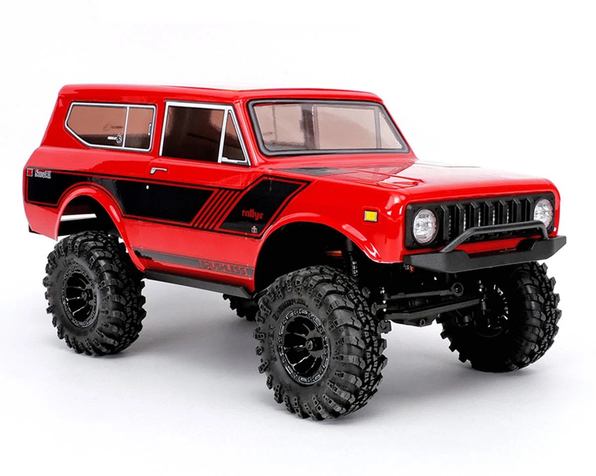 Redcat Ascent-18 International Scout II 1/18 4WD RTR Brushless Rock Crawler (Red) w/2.4GHz Radio, Battery &amp; Charger