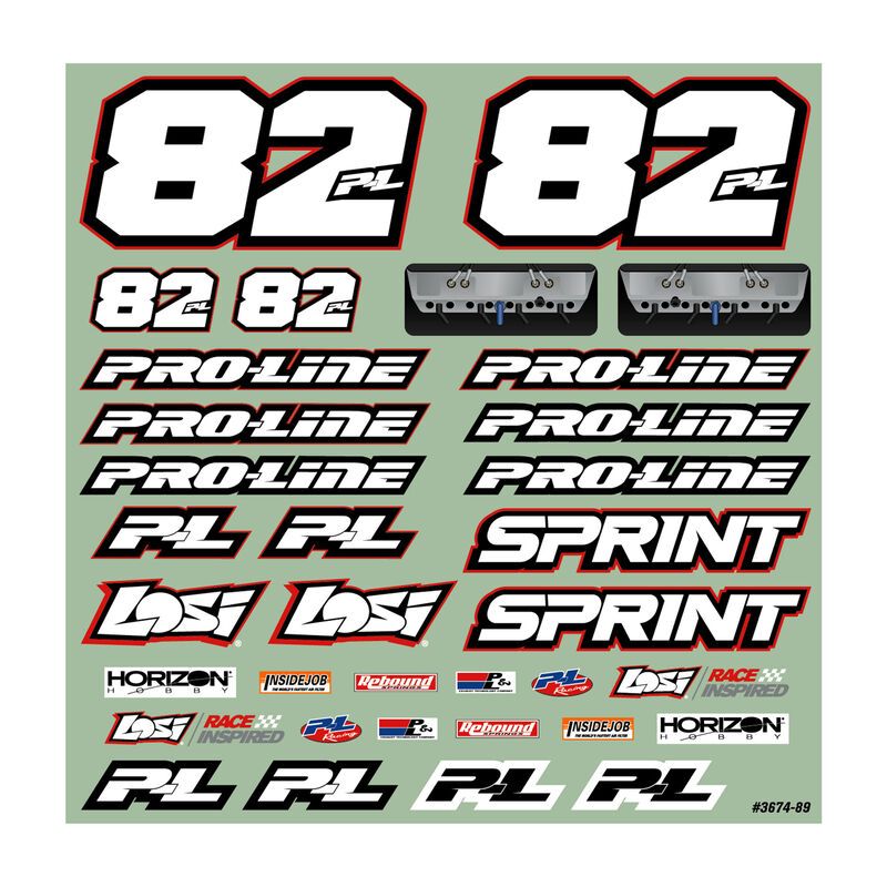 Lightweight Sprint Car Body Panel Kit for Losi 22S Sprint Car