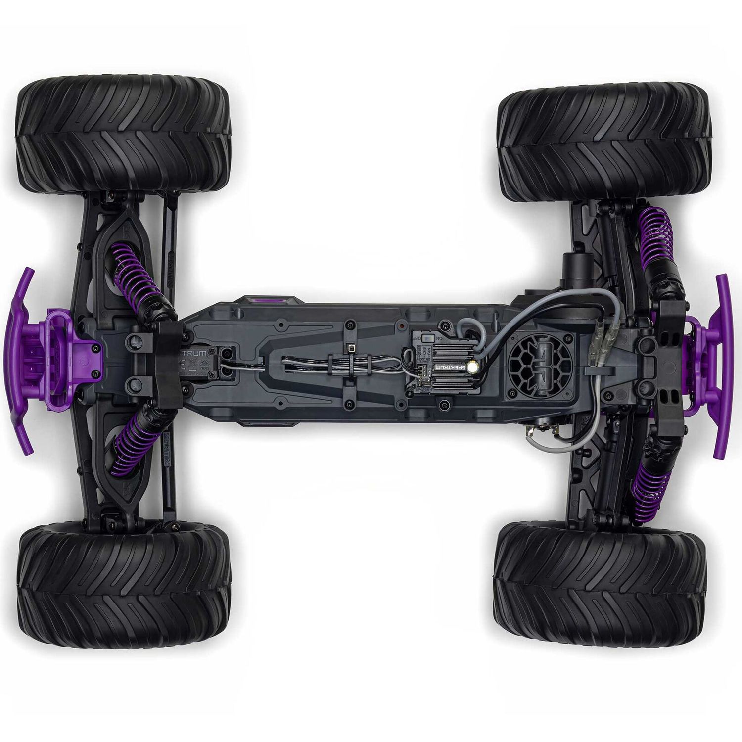 1/10 GORGON 2WD RTR Brushed Monster Truck (Battery &amp; Charger Included), Purple
