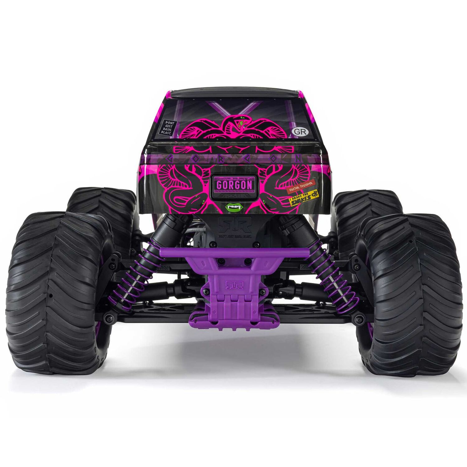 1/10 GORGON 2WD RTR Brushed Monster Truck (Battery &amp; Charger Included), Purple