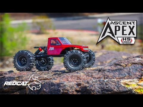 Redcat Ascent-18 APEX - 1/18 Scale Brushless Electric Rock Crawler, RED
