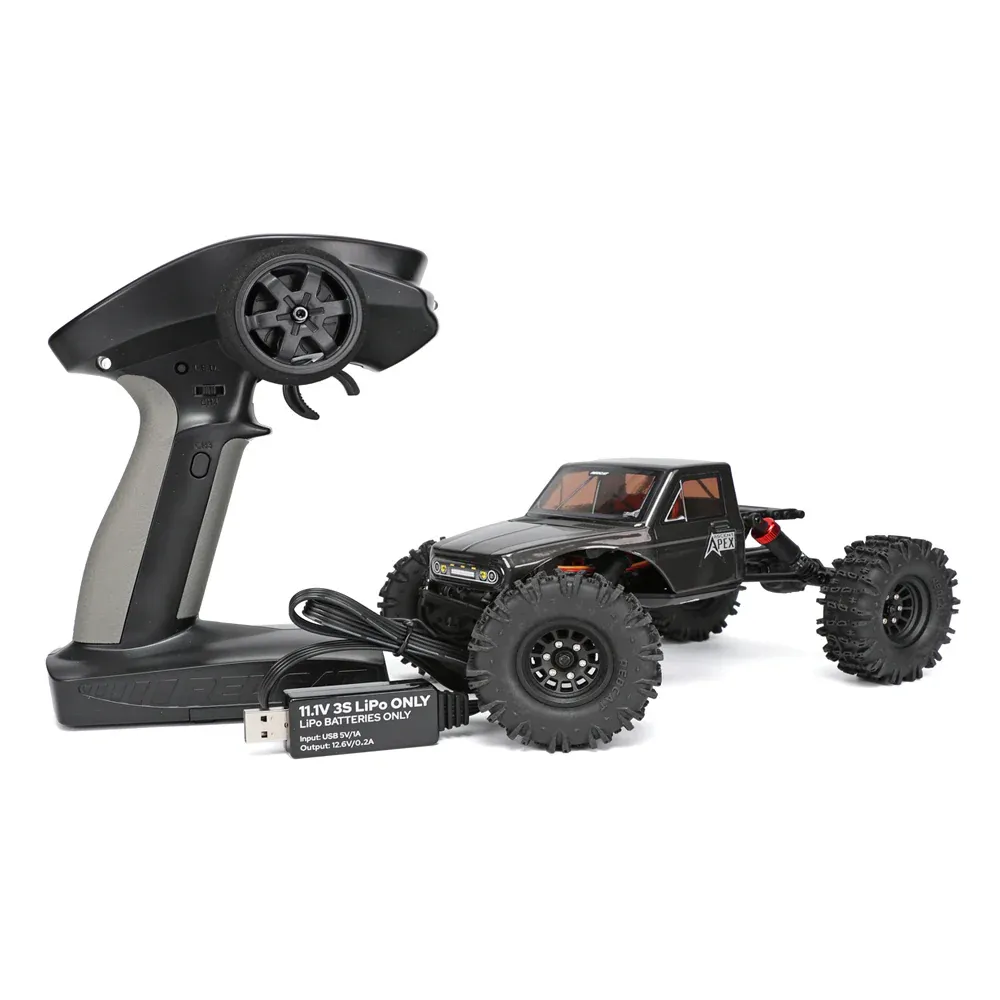 Redcat Ascent-18 APEX - 1/18 Scale Brushless Electric Rock Crawler, GRAY