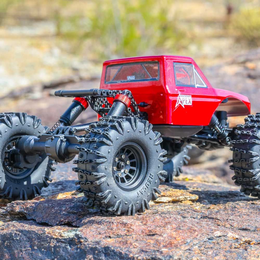 Redcat Ascent-18 APEX - 1/18 Scale Brushless Electric Rock Crawler, RED